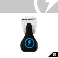 Stacyc Bolt Logo Saddle - Cyan